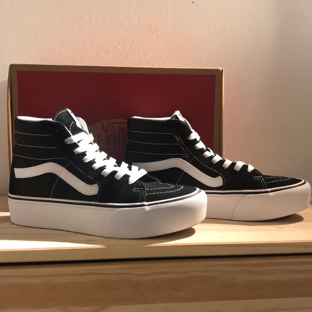 Sk8-Hi Platform Black/White